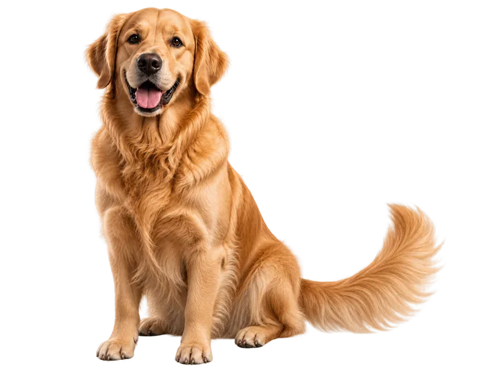 Your golden retriever workspace companion